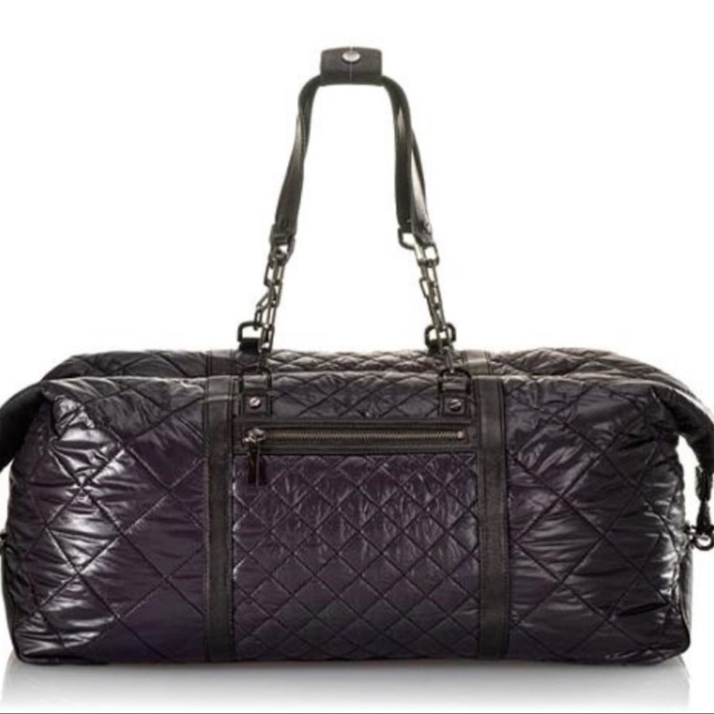 RARE Tory Burch Alice Weekender Quilt Duffle Bag